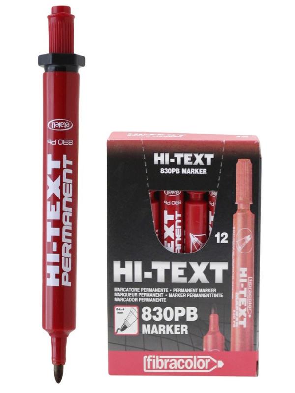 NOKİ HI-TEXT YUVARLAK KIRMIZI KOLİ KALEMİ