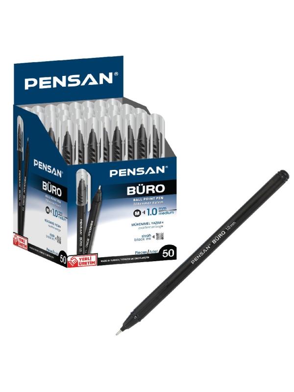 PENSAN 1 MM BÜRO TÜKENMEZ KALEM SİYAH 2270