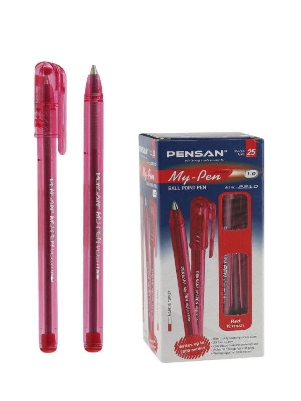 PENSAN MY-PEN 1 MM TÜKENMEZ KALEM KIRMIZI