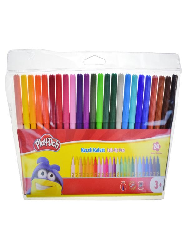 PLAY-DOH KEÇELİ KALEM 2 MM. 24 RENK PVC KE006