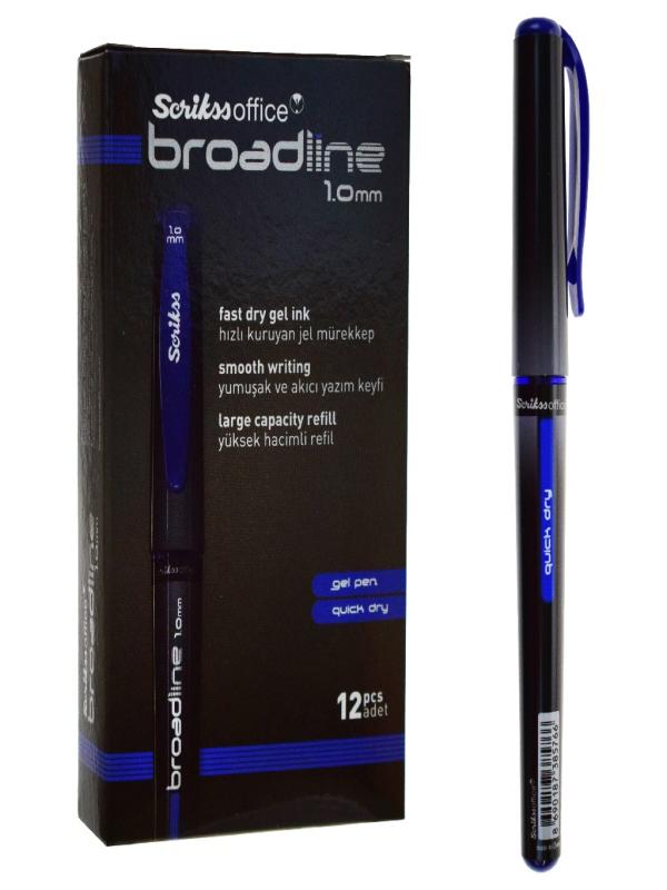 SCRİKSS BROADLİNE JEL KALEM 1.0 MM MAVİ