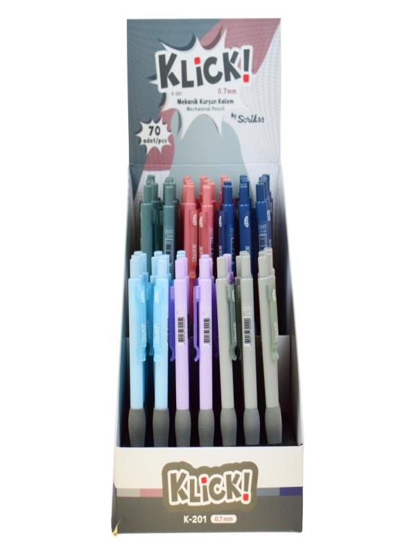 SCRİKSS KLİCK VERSATİL KALEM 0.7 MM K-201