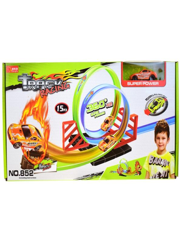 360 DÖNER PARKURLU ARABA YARIŞ SETİ 852