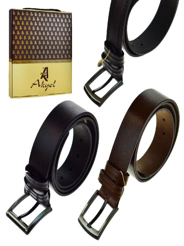 4,5CM DERİ KOT KEMERİ