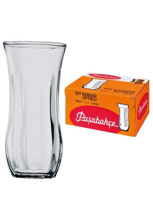 42021 ÜSKÜDAR 12 Lİ ÇAY BARDAK OPTİK