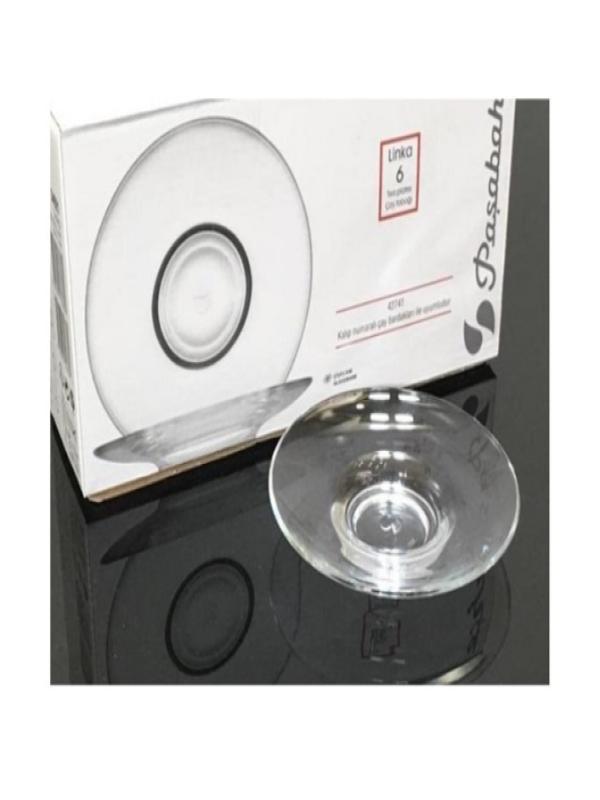 54621 LİNKA ÇAY TABAK 6 LI