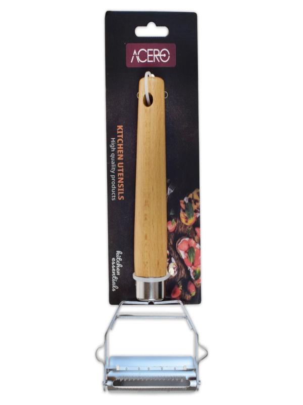 ACERO AHŞAP SAPLI İKİ FONKSİYONLU METAL SOYACAK 30483