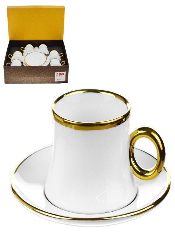 ACERO ALTIN YALDIZLI PORSELEN 6 LI KAHVE FİNCANI 30731