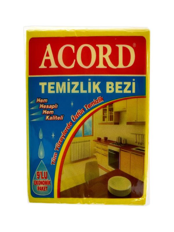 ACORD TEMİZLİK BEZİ 9LU 384