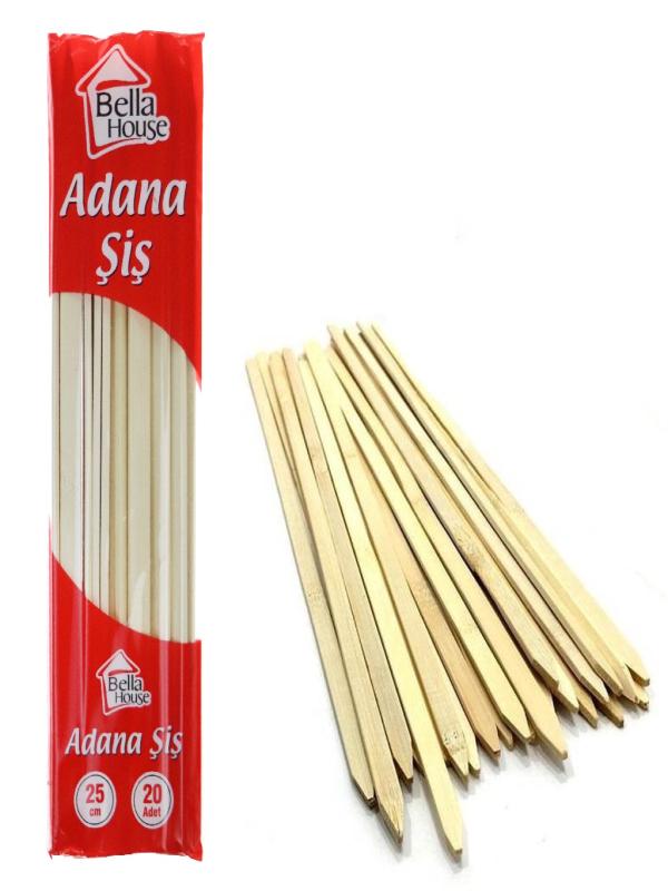 ADANA ÇÖP ŞİŞ 25 CM 20 Lİ 56001.2767 K-1667