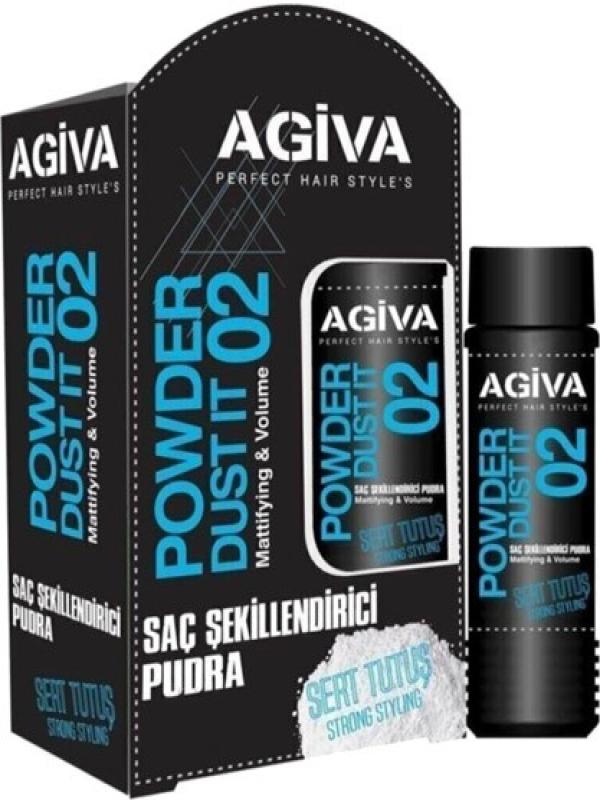 AGİVA SAÇ PUDRASI 02 SİYAH SERT TUTUŞ