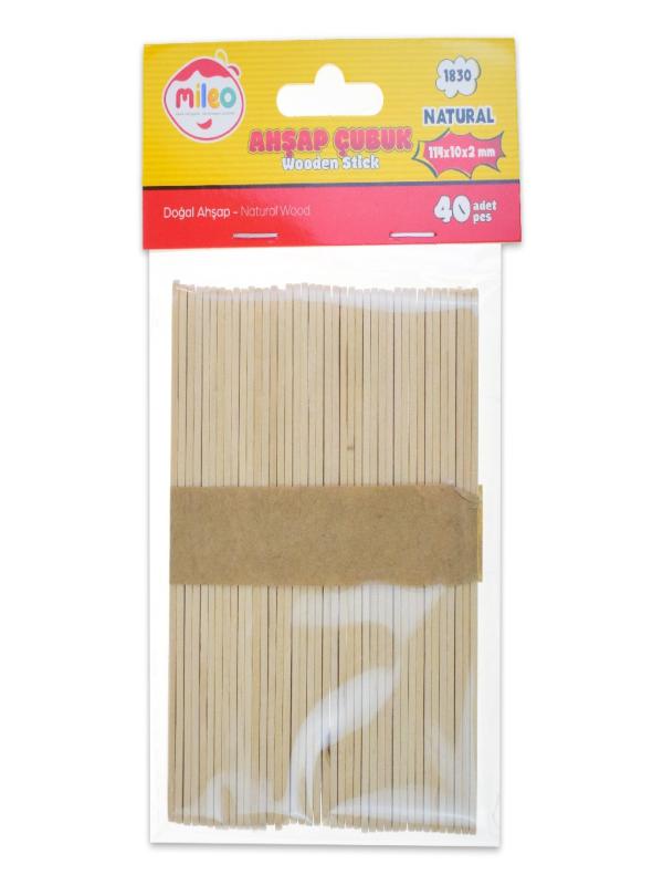 AHŞAP ÇUBUK 114*10*2 MM NATUREL 1830