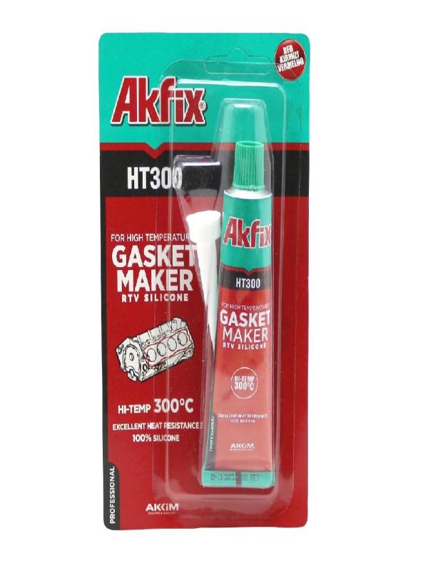 AKFİX 50ML CONTA SİLİKON KIRMIZI SA215
