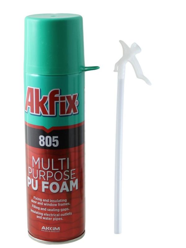 AKFİX 805 PU PİPETLİ KÖPÜK 500ML FA012