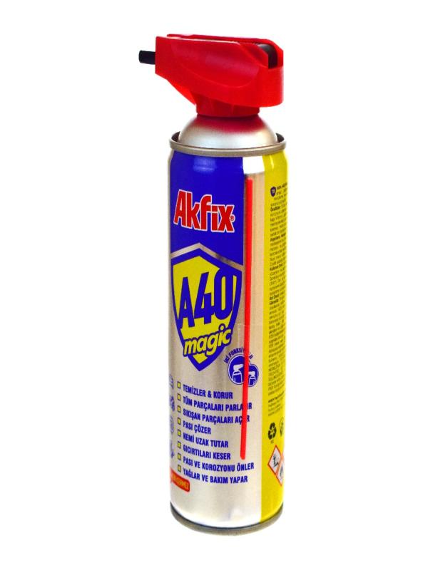 AKFİX A40 YAĞLAYICI PAS ÖNLEYİCİ SPREY 400ML YA440