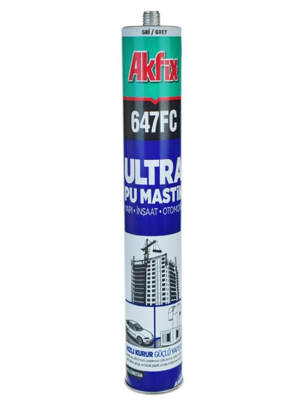 AKFİX PU MASTİK OTOMOTİV YAPI 280 ML GRİ P6 AA476