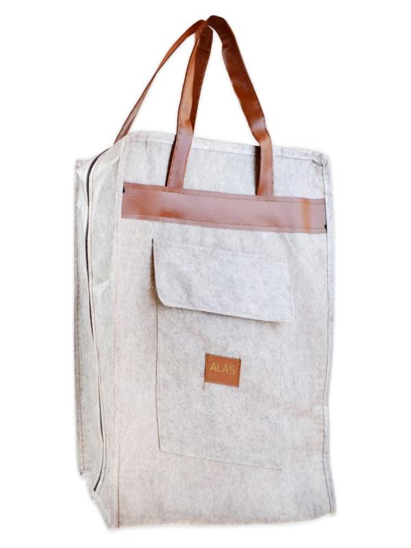 ALAS HOME DERİ KULPLU AYAKKABI SEYAHAT ÇANTASI 04263