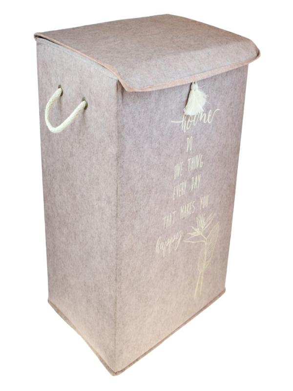 ALAS HOME KEÇE KAPAKLI MEGA KUTU 40*30*55 07547