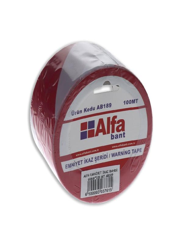 ALFA EMNİYET İKAZ BANDI 60MM*100MT AB189