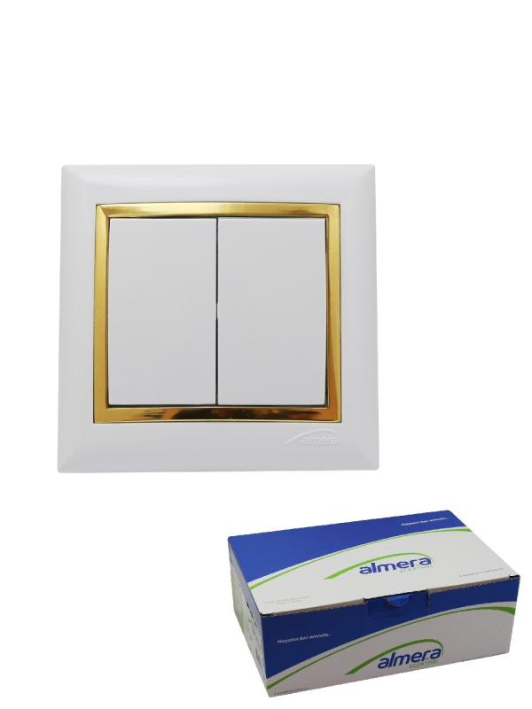 ALMERA KOMÜTATÖR BUZ BEYAZ+VARAK