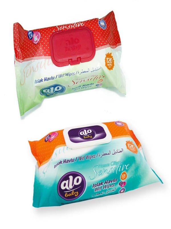ALOBABY 120 Lİ ISLAK MENDİL