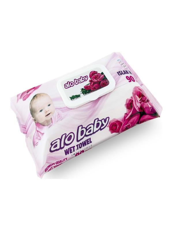ALOBABY 90 LI ISLAK MENDİL GÜL