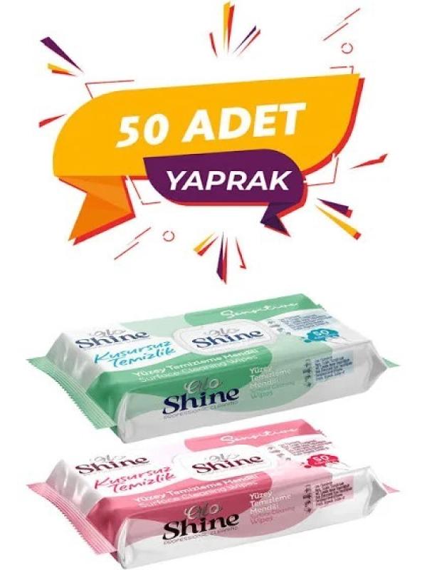 ALOSHİNE 50 Lİ YÜZEY TEMİZLİK HAVLUSU