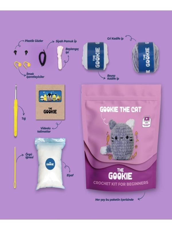 AMİGURUMİ TIĞ KİTİ CAT 9069