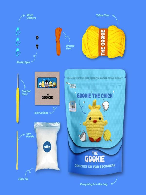 AMİGURUMİ TIĞ KİTİ CHICK 9052