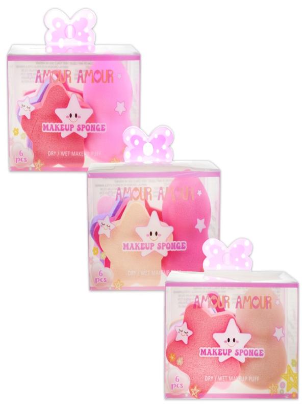 AMOUR MAKYAJ SÜNGERİ 6LI SR-116