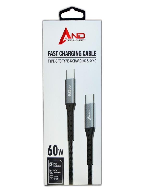 AND A671 60W TYPE-C TO TYPE-C PD KABLO