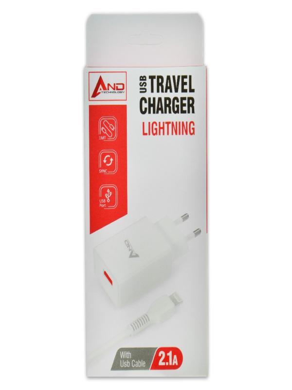 AND LİGHTNİNG USB ŞARJ 2.1A AND-A5