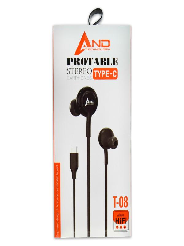 AND TYPE-C KULAKLIK AND-T08