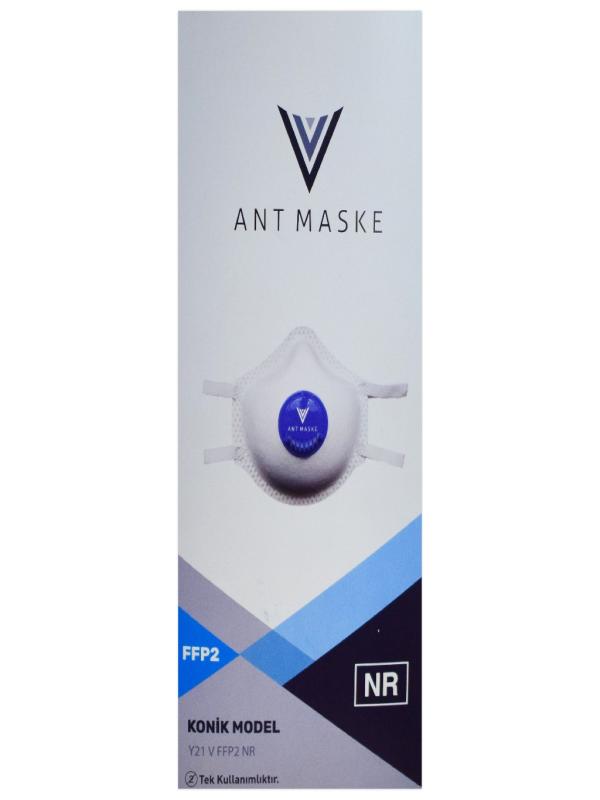 ANT VENTİLLİ KONİK TOZ MASKESİ ANT Y-21