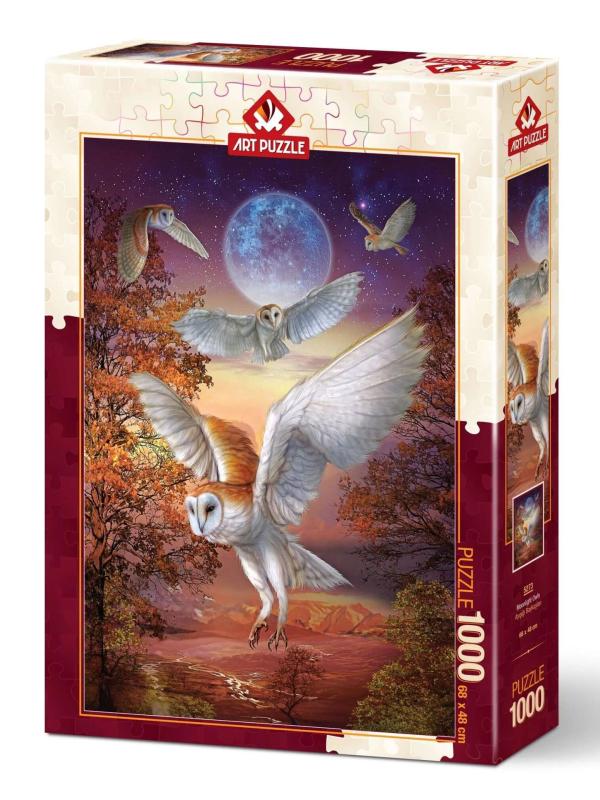 ART PUZZLE 1000 AYIŞIĞI BAYKUŞLARI 5273