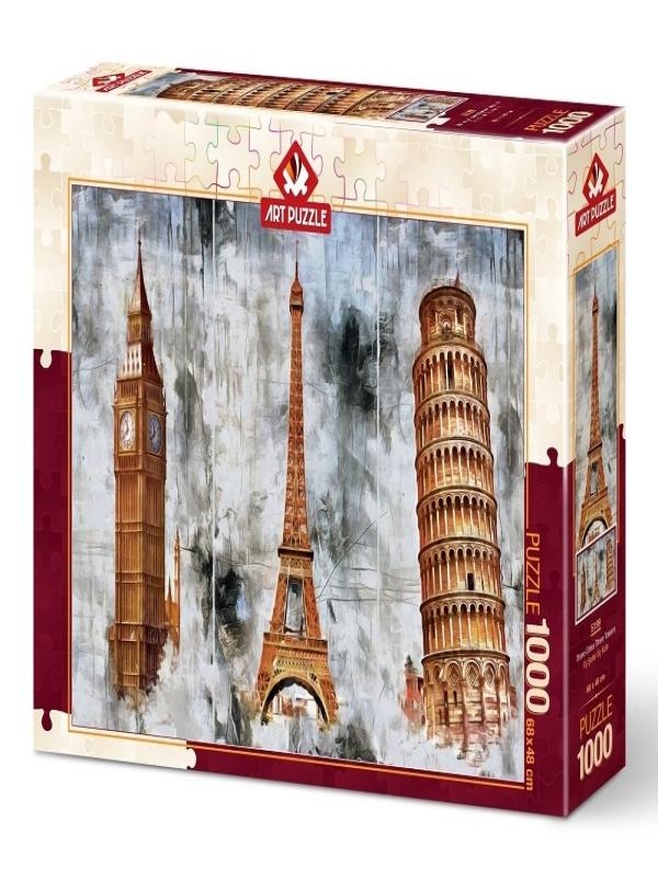ART PUZZLE 1000 ÜÇ ŞEHİR ÜÇ KULE 5199