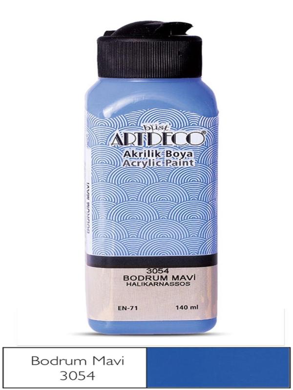 ARTDECO AKRİLİK BOYA 140 ML BODRUM MAVİ 3054