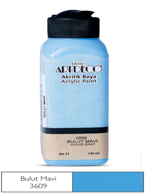 ARTDECO AKRİLİK BOYA 140 ML BULUT MAVİ 3609