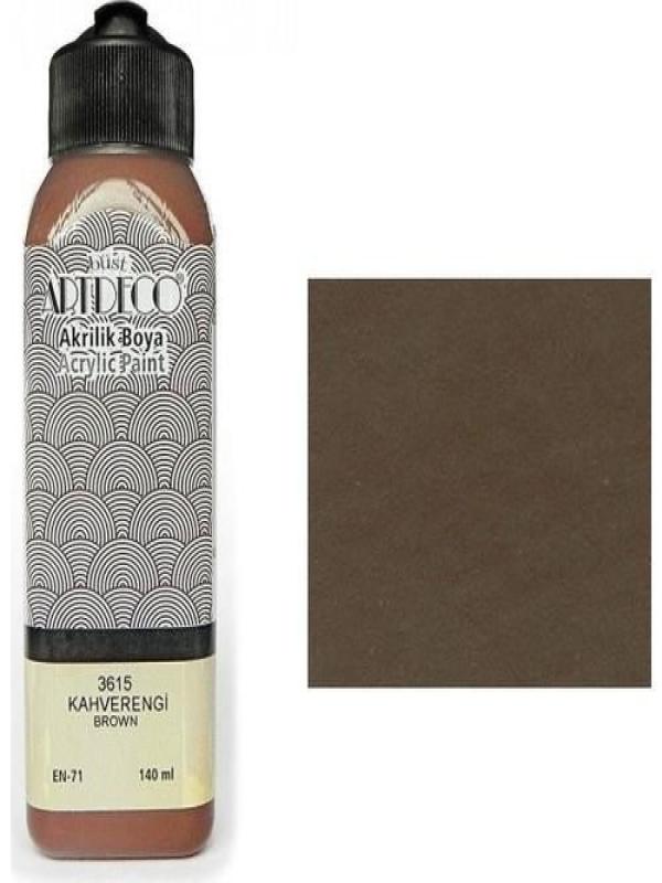 ARTDECO AKRİLİK BOYA 140 ML KAHVERENGİ 3615