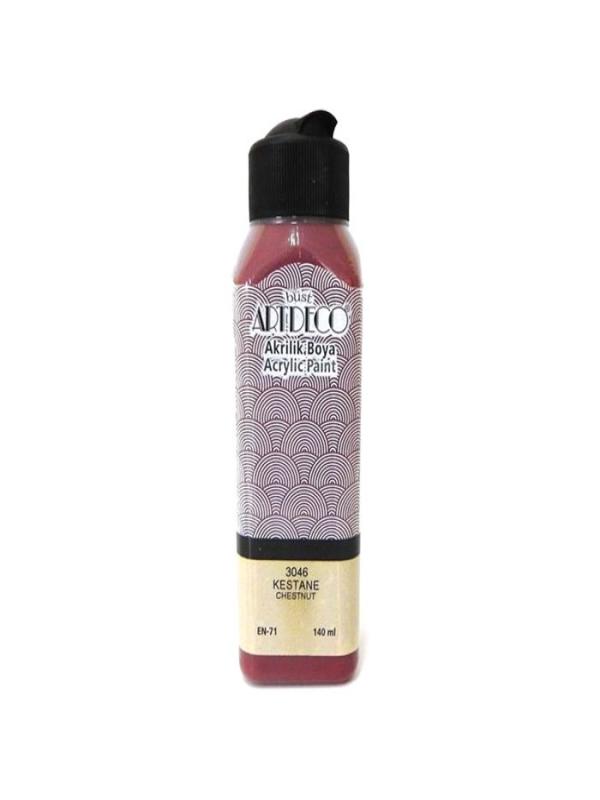 ARTDECO AKRİLİK BOYA 140 ML KESTANE 3046