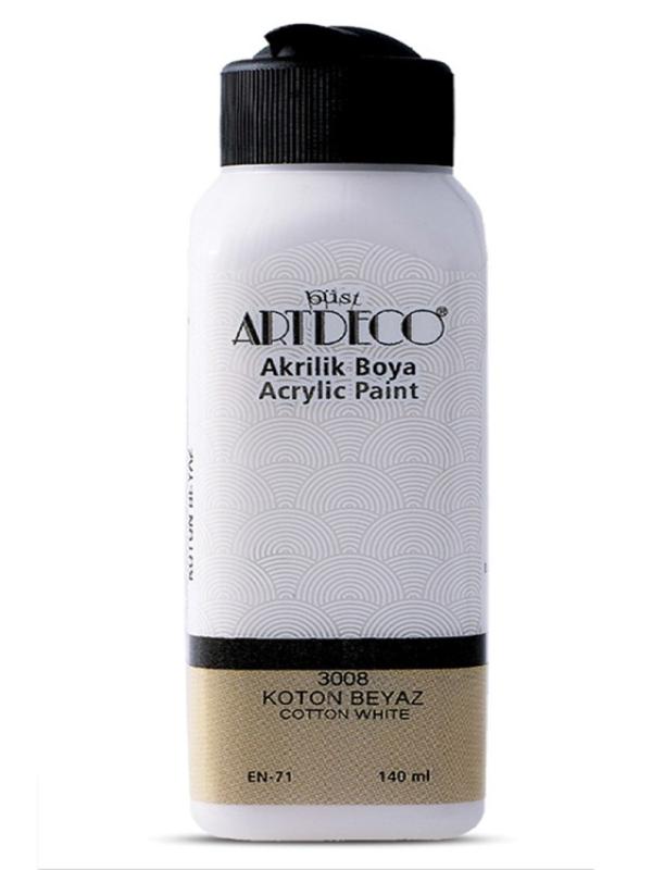 ARTDECO AKRİLİK BOYA 140 ML KOTON BEYAZ 3008