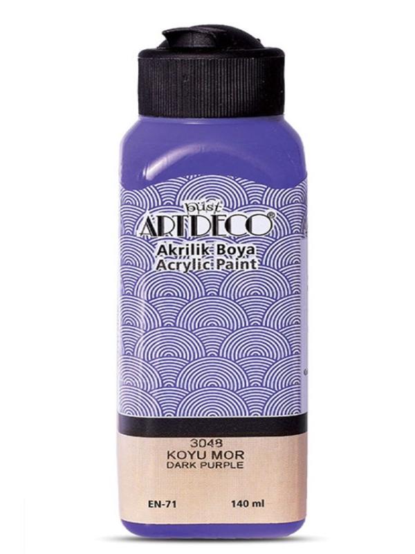 ARTDECO AKRİLİK BOYA 140 ML KOYU MOR 3048