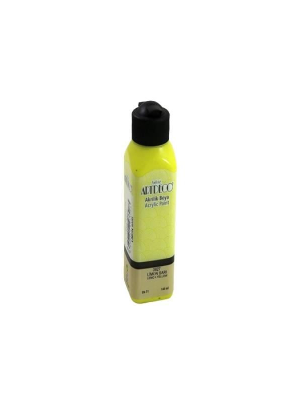 ARTDECO AKRİLİK BOYA 140 ML LİMON SARI 3627