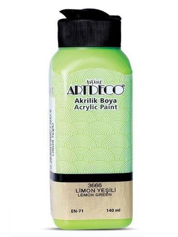 ARTDECO AKRİLİK BOYA 140 ML LİMON YEŞİLİ 3666