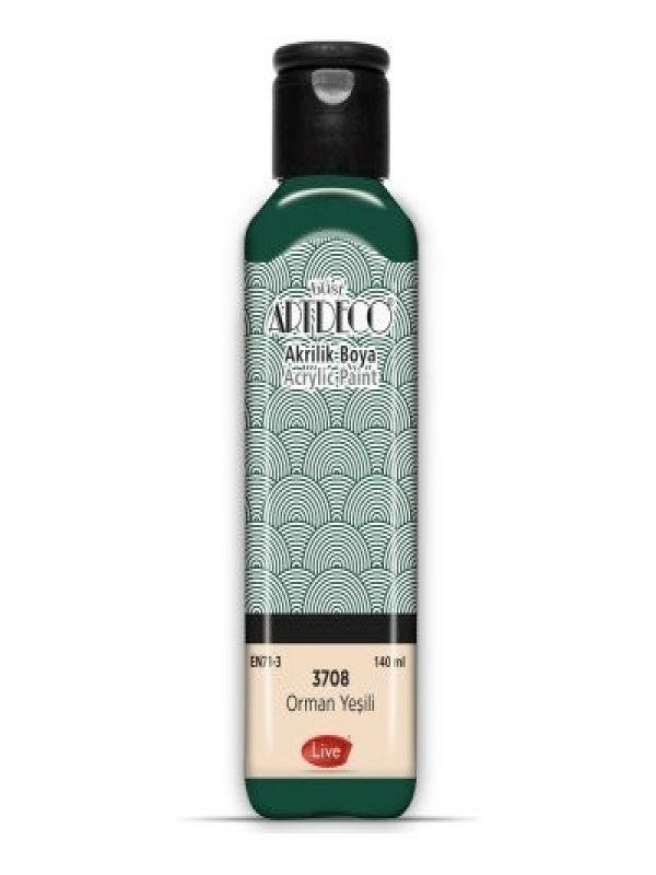 ARTDECO AKRİLİK BOYA 140 ML ORMAN YEŞİLİ 3708