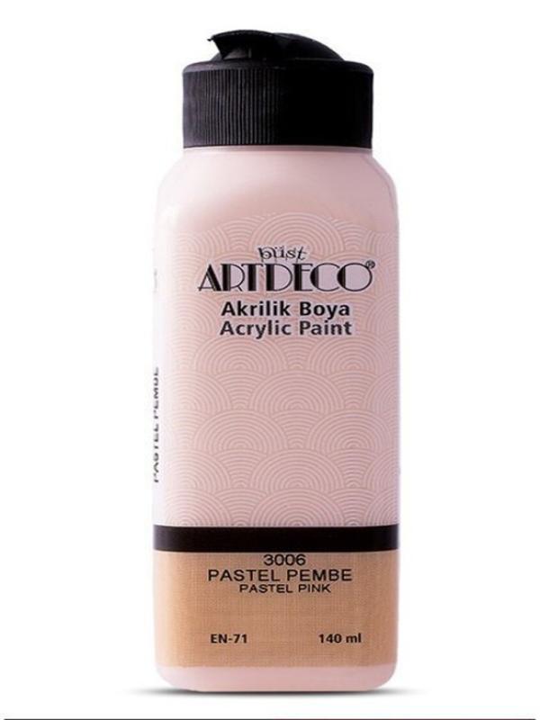 ARTDECO AKRİLİK BOYA 140 ML PASTEL PEMBE 3006