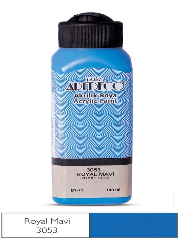 ARTDECO AKRİLİK BOYA 140 ML ROYAL MAVİ 3053