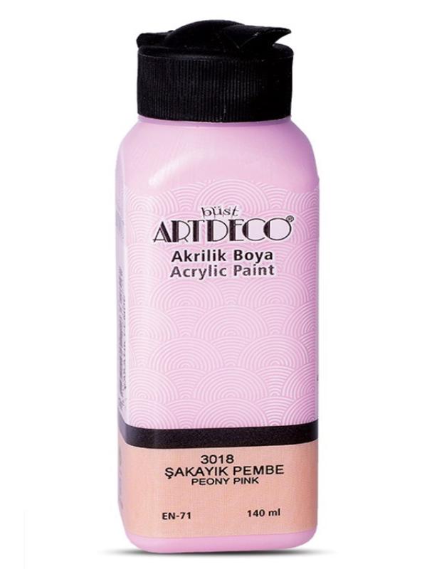 ARTDECO AKRİLİK BOYA 140 ML ŞAKAYIK PEMBE 3018