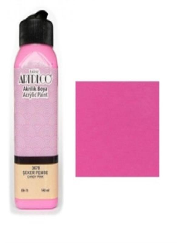 ARTDECO AKRİLİK BOYA 140 ML ŞEKER PEMBE 3678