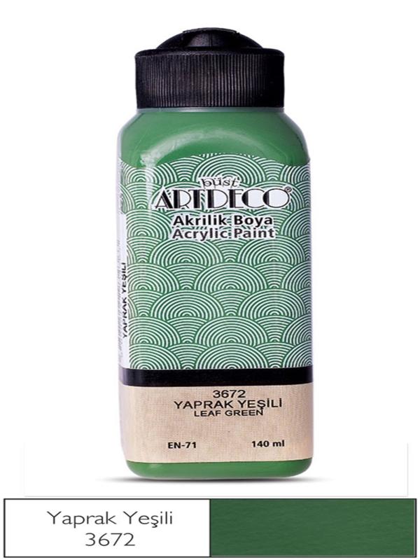 ARTDECO AKRİLİK BOYA 140 ML YAPRAK YEŞİL 3672